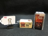 HORNADY VMAX, AND WINCHESTER HOLLOW POINTS, 22 MAG, 2 BOXES