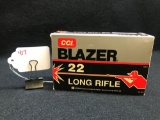 CCI BLAZER, 22 CAL, LONG RIFLE, 500 ROUND BRICK