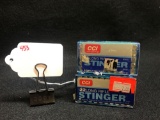 CCI STINGER, 22 CAL, LONG RIFLE, 2 BOXES