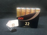 CCI MINI MAG, 22 CAL, LONG RIFLE, 5 - 100 ROUND PACKS