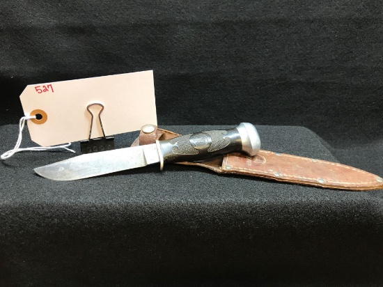 OLD REMINGTON SHEATH KNIFE MODEL RH28 WITH ORIGINAL SHEATH