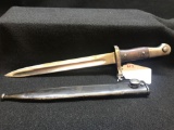 MILITARY BAYONET WITH SCABARD