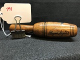 GLYNN SCOBEY HANDMADE GOOSE CALL, HANDPAINTED