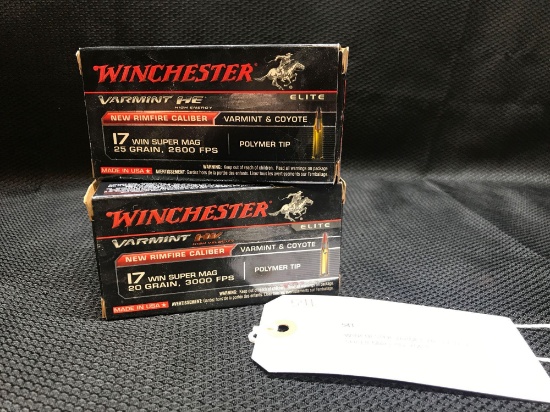 WINCHESTER VARMINT, HE, 17 WIN SUPER MAG, POLYMER