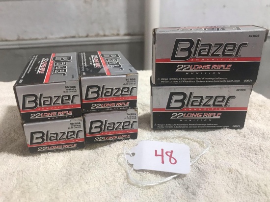 BLAZER .22 CAL, 6 BOXES