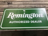 REMINGTON DEALER SIGN, HARD PLASTIC