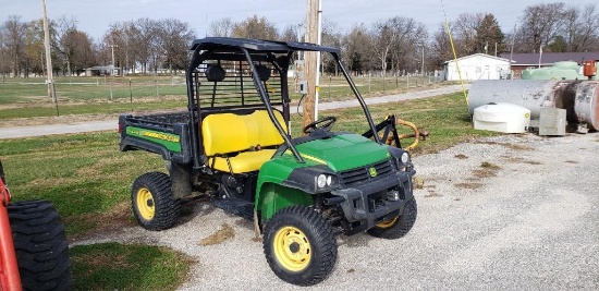 2011 JD 625i GATOR XUV 4X4, 625 HRS, WITH WINDSHIELD. NEW WATER PUMP.