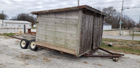 8 X 12 Wooden Shed on Skids