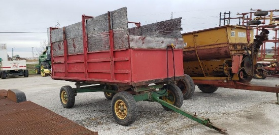 STEEL BARGE WAGON - SILAGE ENDGATE