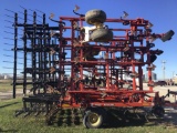 2011 KRAUSE 5635-46 FIELD CULTIVATOR w SPRING TOOTH HARROW