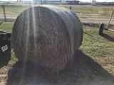 ROUND BALES Of RYE HAY - APPROX. 90 BALES. 1 BALE ONSITE. BALANCE LOCATED NEAR SUMMER HILL, IL TO BE