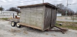 8 X 12 Wooden Shed on Skids