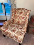 Two floral living room chairs