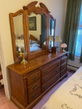 Dresser with mirror (Matches Lot 60 full bed)
