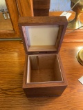 Handmade wooden cigar box