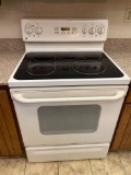 GE 5-top white stove. 30? width.