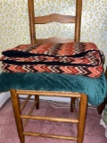Two winter blankets. (Chair separate lot.)