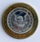 .999 Fine Pure Silver & Gold Overlay Gaming Token Las Vegas Airport