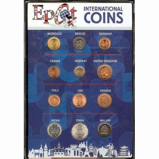 Walt Disney Epcot International Coin Collection