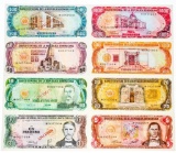 Franklin Mint - Bank of Dominicana -1979 Set of 8 Specimen Bank Notes - Original Envelope Shipper w/