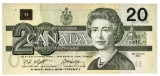 Bank of Canada 1991 $20 