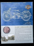 Harley Davidson US Army Commemorative Coin w/ Giclee Display Card