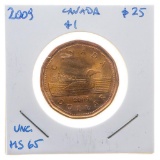 2009 Canada $1 UNC MS65