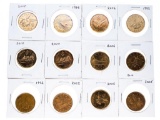 Group of 12 RCM Special Issue One Dollar Coins