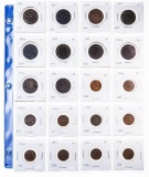 Group of 20 Canada Early One Cent Coins, Large & Small - 1800's - 1900's