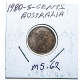 Australia 1980 5-Cents MS-62