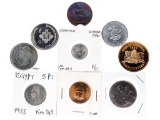 Group of 10 Foreign Coins/Tokens
