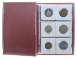 Coin Stock Book - 12 World Coins w/ Silver