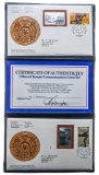 Official Olympic Precious Metal Commemorative Covers -.999 Fine Pure Silver Folios