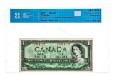 Bank of Canada 1954 $1 Devil's Face UNC 63 CCCS