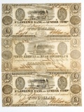 Rare Set - Group of 3 - St. Lawrence Bank & Lumber Company $Two Dollars - Dated May 25th 1937, 3 In