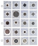 Sheet of 20 Coins of The netherlands & Belgiuim w/ Silver Issues