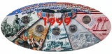 1999 USA 5 Coin Display