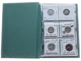 Stock Book- 12- Coins Includes Canada & Silver