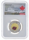 2018 Canada $2 Armistice 100th Anniversary Colorized - First Release