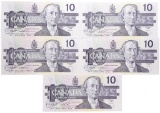 Group of 5 Bank of Canada $101989 