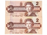 Bank of Canada $2 - 2in Sequence