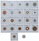 Group of 20 Mixed World Coins