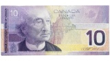 Bank of Canada $10 Low Serial Number (540)