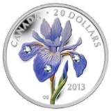 RCM 2013 Fine Pure Silver Coin - Iris Versicolor