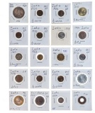 Group of 20 Coins of India w/ Silver Coin