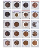 Sheet of 20 Coins of Britain Large Penny