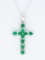 Sterling Silver Cross Pendant & Chain 18