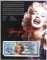 Marilyn Monroe -Million Dollar Collectible on Giclee Display Art Card