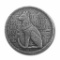 Ultra High Relief .9999 Fine Silver Fractional Round - Egyptian Cat
