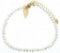 FW Pearl Bracelet,24kt G.p. Clasp